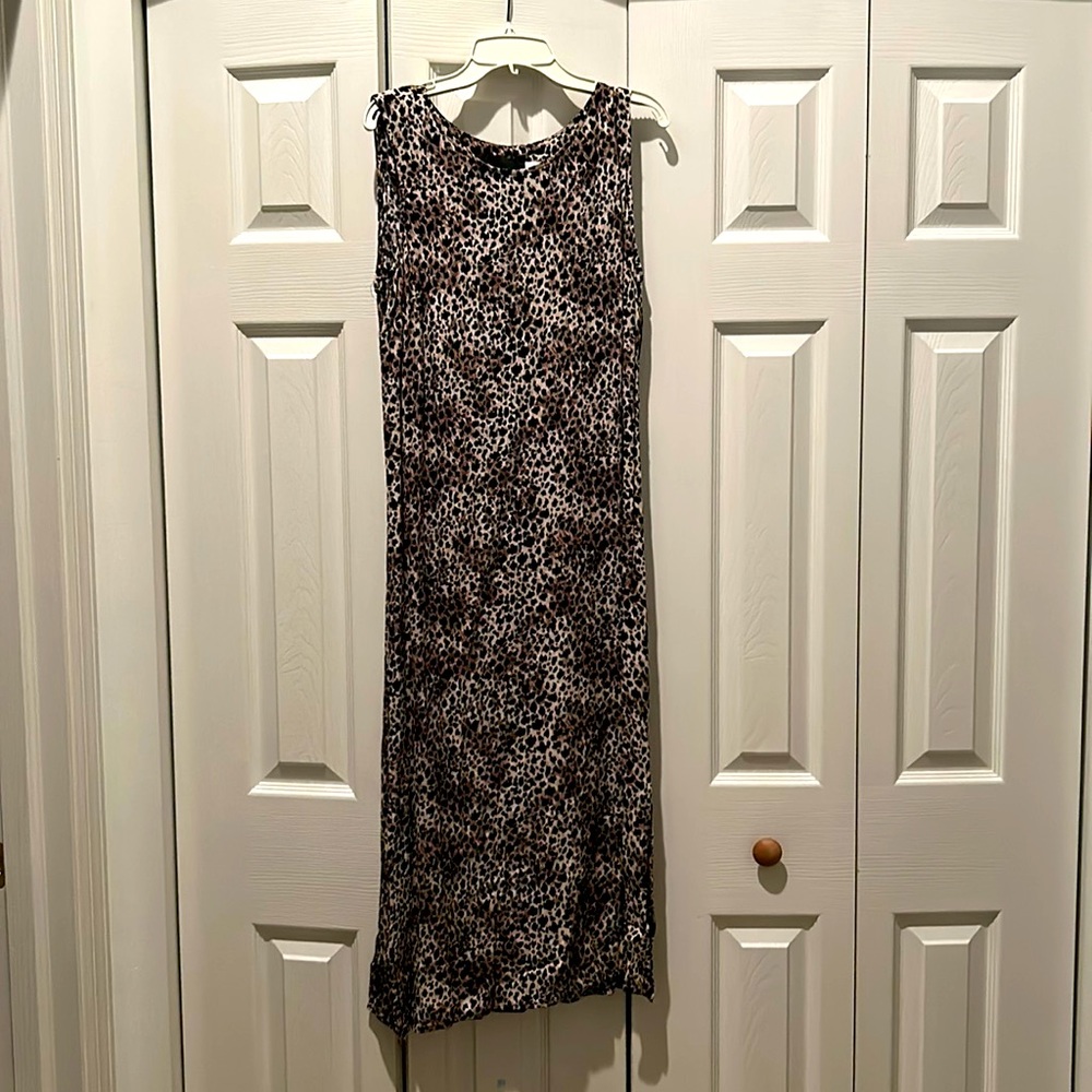 Leopard pattered dress